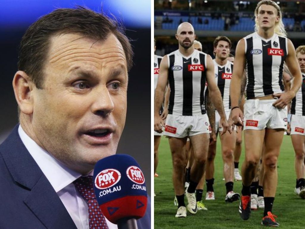 David King and Collingwood after the St Kilda defeat. Photos: Getty Images/News Corporation