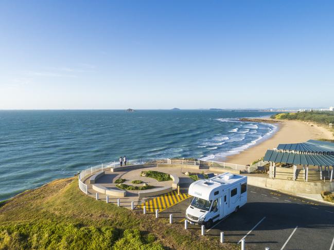 The Lamberts Beach lookout in Mackay provides stunning vistas of the ocean. Contributed: Mackay Tourism