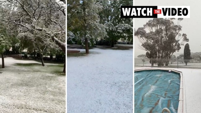 Snow falls in South Australia in September