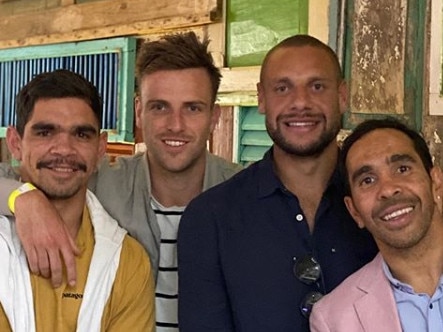 Eddie Betts farewell party at the Moseley. Pics: Instagram.