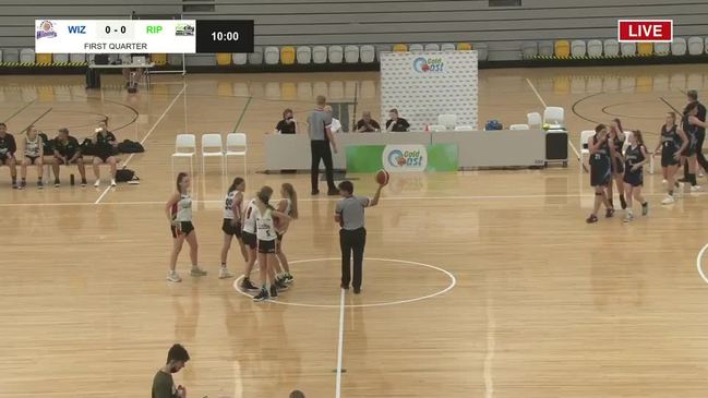 Replay: QLD U18 basketball championships - U18 Girls Div 2 Semi-Finals (NW v SCR)