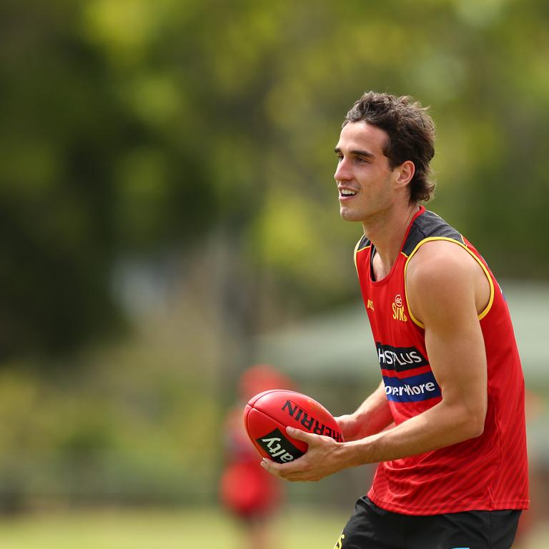 Ben King during a Gold Coast Suns AFL media and training session at Metricon Stadium on November 04, 2019 in Gold Coast, Australia. (Photo by Chris Hyde/Getty Images)