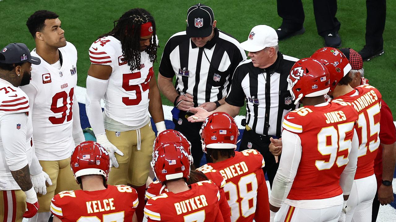The 49ers went offence first in overtime. Photo: Tim Nwachukwu/Getty Images/AFP.