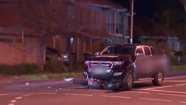 Caleb Levi Galffy, 23, was jailed for the crash that left former girlfriend with broken bones. Picture: 7NEWS