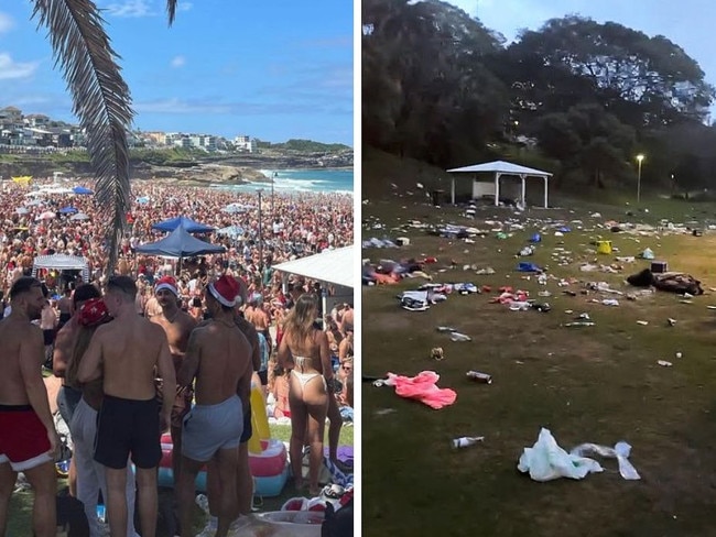 Scenes from Bronte Beach during and after Christmas