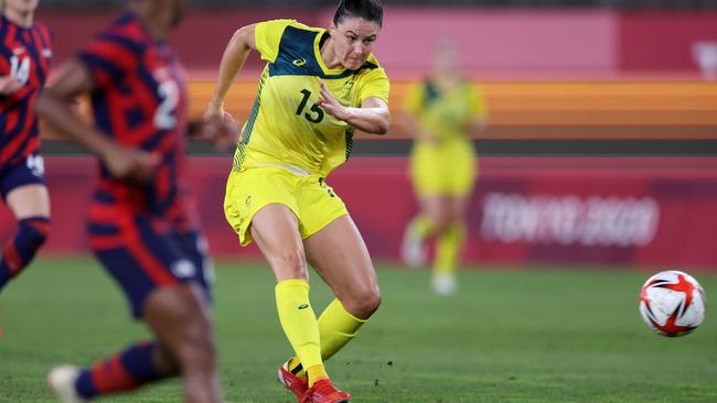 Emily Gielnik has has played a key role in many of Matildas’ big moments. Picture: Getty Images
