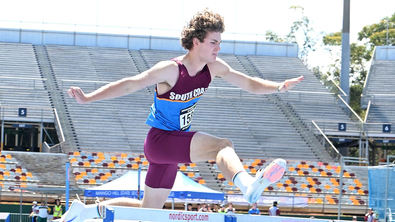 Queensland Representative School Sport track and field championships in Brisbane. Saturday October 12, 2024. Picture, John Gass