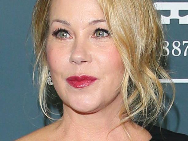 US actress Christina Applegate arrives for the 25th Annual Critics' Choice Awards at Barker Hangar Santa Monica airport on January 12, 2020 in Santa Monica, California. (Photo by Jean-Baptiste LACROIX / AFP)