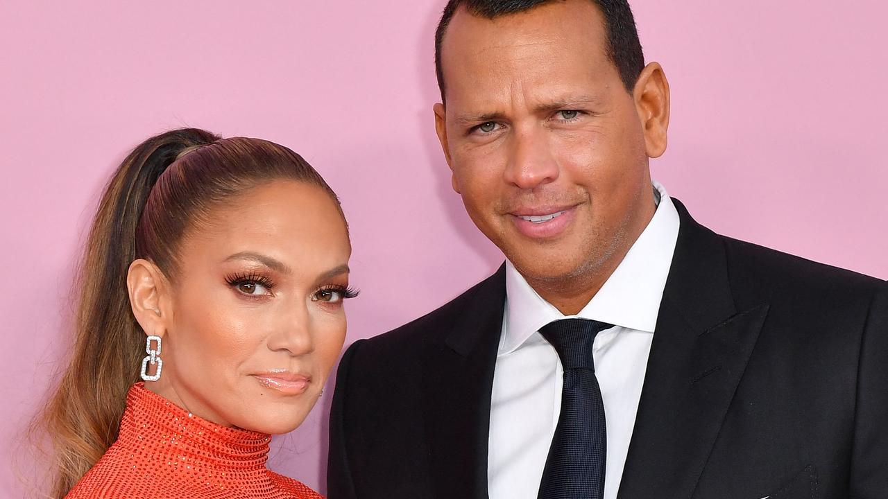 A-Rod seems to be the only ex not on board with the rekindled relationship. Picture: AFP.