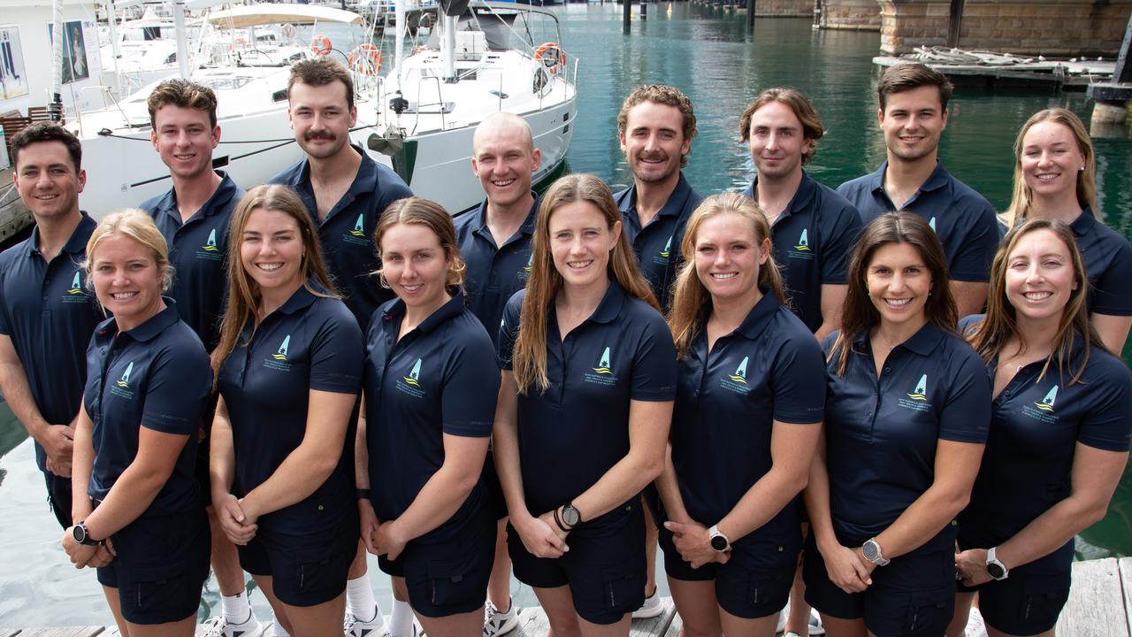 The new fresh faces of Australia's youth and women's America's Cup Challenge squad. Picture: Nicole Douglas