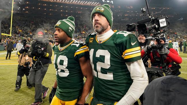 Aaron Rodgers finally gets the divorce he has wanted for months. Photo by Patrick McDermott / GETTY IMAGES NORTH AMERICA / Getty Images via AFP.