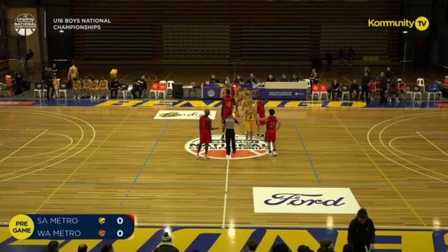 Replay: SA Metro v WA Metro (Boys bronze medal) - Basketball Australia Under-16 National Championships Day 9