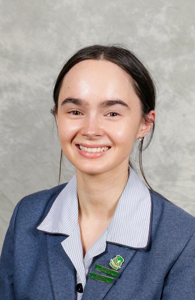 Sacred Heart College Geelong student Gabrielle Burrell