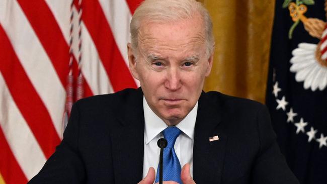 US President Joe Biden is working with Justin Trudeau on the matter. Picture: Andrew Caballero-Reynolds/AFP