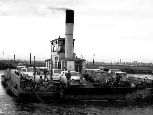 The punt regularly chugged over from Fishermans Bend. Picture: Facebook/bonzale.com