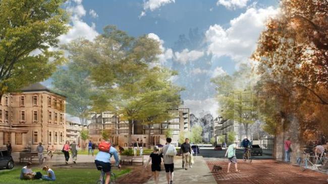 An artist’s impression of what it will be like at Glenside after the redevelopment.