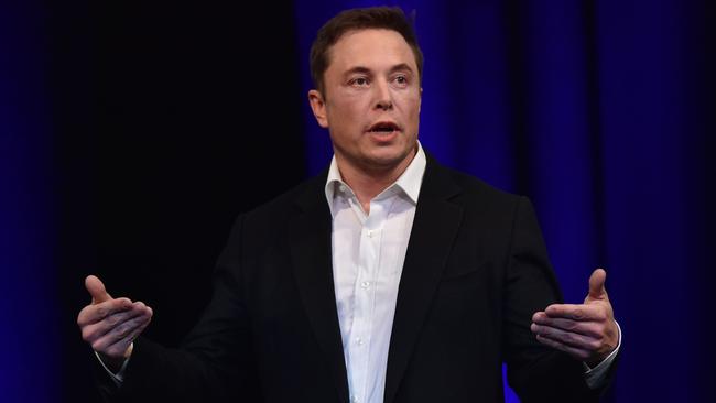 Tesla founder Elon Musk has a bleak vision of the post-AI world. Picture: AFP