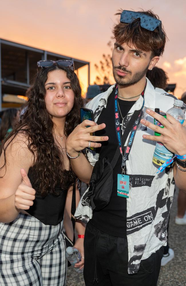 Maya Stephens and Eduardo Drigo at Rhythm on the Reef Saturday 30 September 2023 Picture: Michaela Harlow