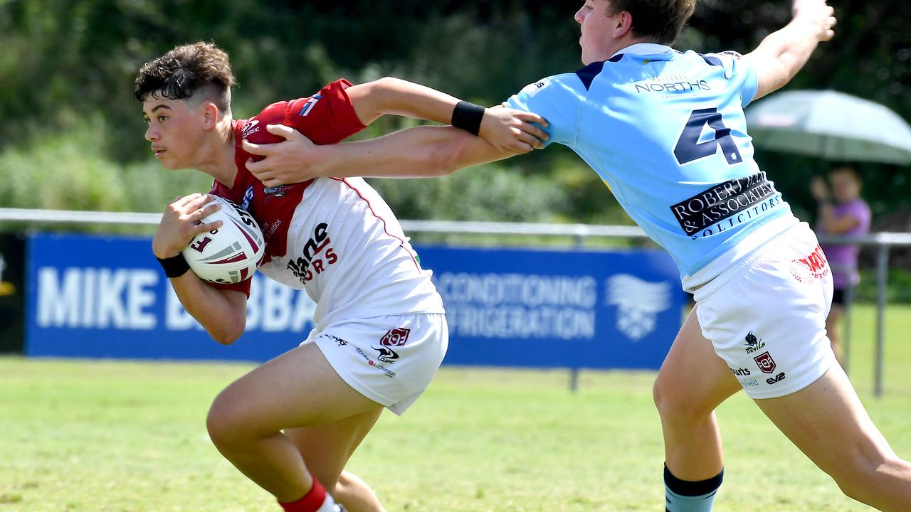 Redcliffe Dolphins player Jahrel ISELIN-JANSEN made his debut. Picture, John Gass