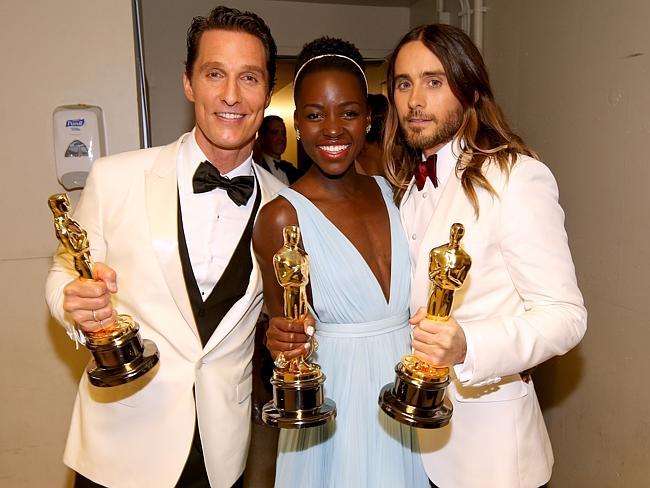 Leto won best supporting actor for “Dallas Buyers Club” at the Oscars. Photo by Christopher Polk/Getty Images