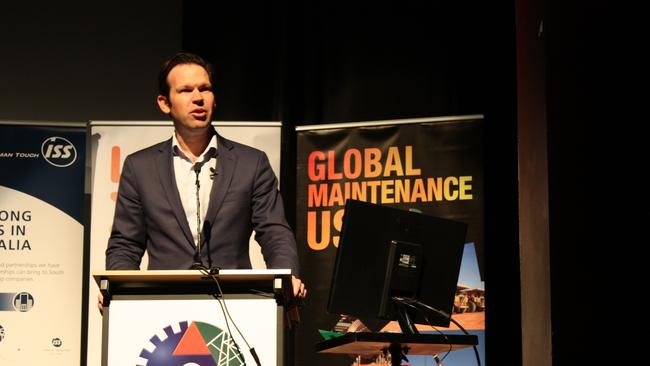 Federal Resources Minister Matt Canavan. Port Pirie. 21 August 2019. Picture: Chris Russell