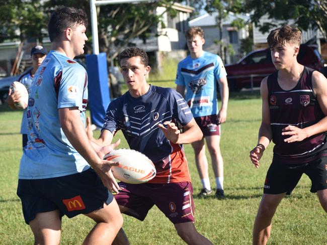 CQ Capras under-16, under-18, under-21 and senior men training at Kettle Park, Rockhampton, on December 3, 2022.