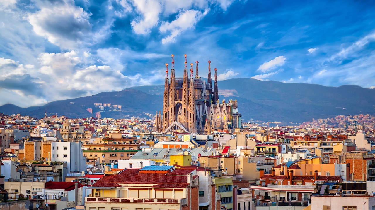 The towering Sagrada Familia is Barcelona's most visited attraction.