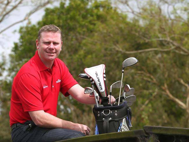 Launch photo for the up-coming Mitsubishi World Masters Golf Championship with Peter McCarthy, CEO Go Golfing