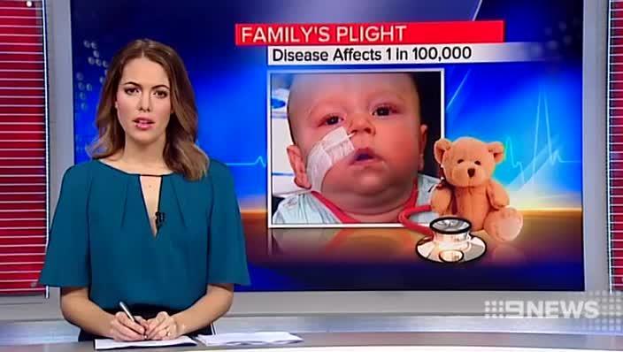 Parents of baby Levi Wibberley, who has Krabbe disease, call for ...