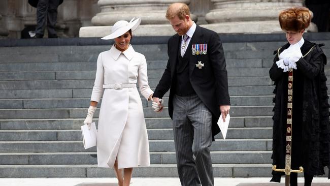 The Sussexes are in London to celebrate the Platinum Jubilee.