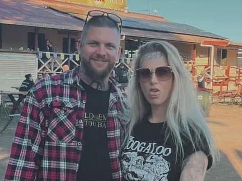 Mackay barber Andrew Grant Folwell and fiance, tattoo shop owner Kate Louise Foxley-Connolly, faced Mackay Magistrates Court together on Tuesday, July 23, 2024. Picture: Facebook