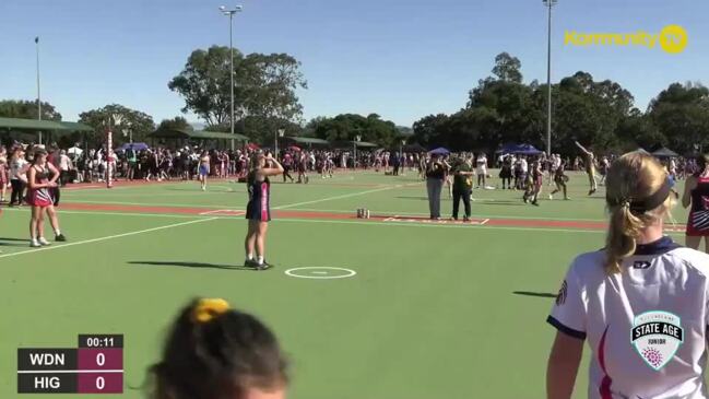 Replay: Netball Queensland State Age Titles - Western Districts Black v Highfields Red (U14)