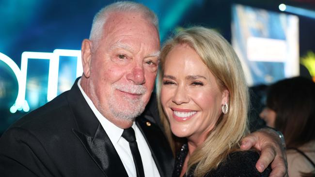 Paul Donovan and Rebecca Frizelle at the Gold Coast Business Excellence Awards 2024 Gala for Gold Coast at Large. Picture, Portia Large.