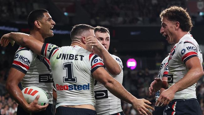 The Roosters will still have some of their best players for Saturday’s game against Cronulla. Picture: Cameron Spencer/Getty Images