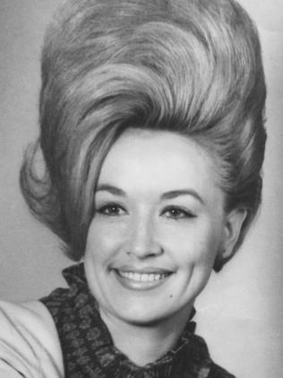 Dolly as a fresh-faced young singer-songwriter in  1968.