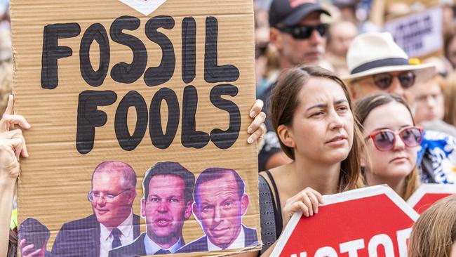 The vast majority of Australians also want the government to focus on renewables, not fossil fuels. Picture: AAP/Glenn Hunt