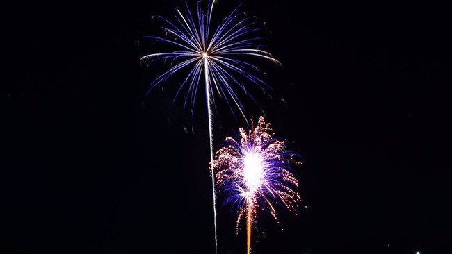 Fireworks at Semaphore fireworks in 2015. Picture: Mitchell Gibson