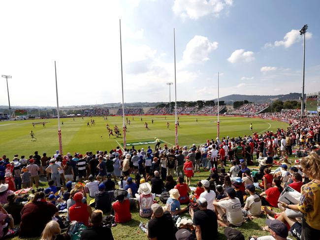 Could the Crows head to Mount Barker for a pre-season game? Picture: Phil Hillyard