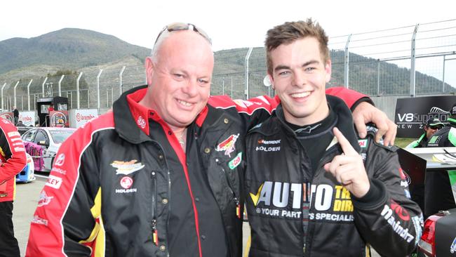 Scott McLaughlin and his dad, Wayne.