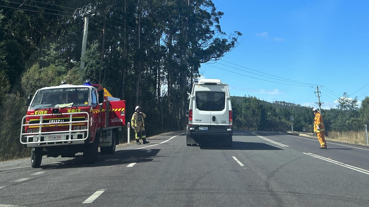 Traffic delays on Huon Highway after single vehicle crash