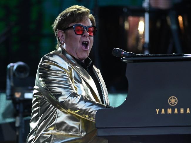 Elton John was called as a witness in the ongoing trial of actor Kevin Spacey. Picture: AFP