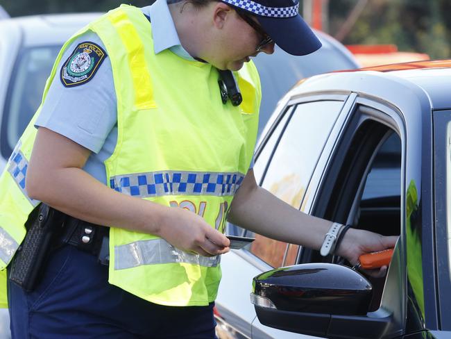 Police caught hundreds of alleged drink-drivers over the Christmas/New Year festive period. Picture: David Swift