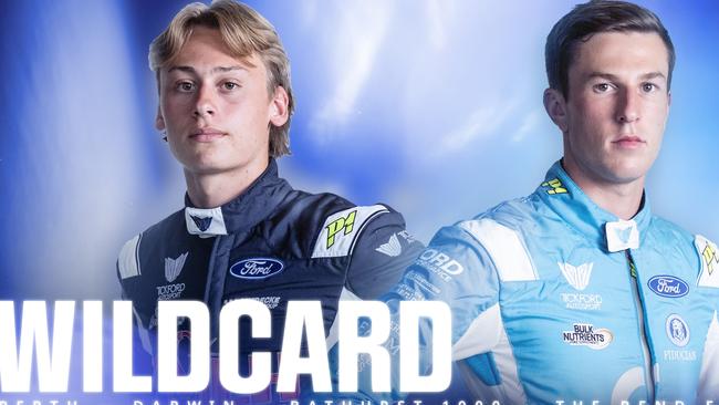 Lochie Dalton and Rylan Gray stepping up to compete in the Supercars Championship as wildcard entries in 2025. Picture Tickford