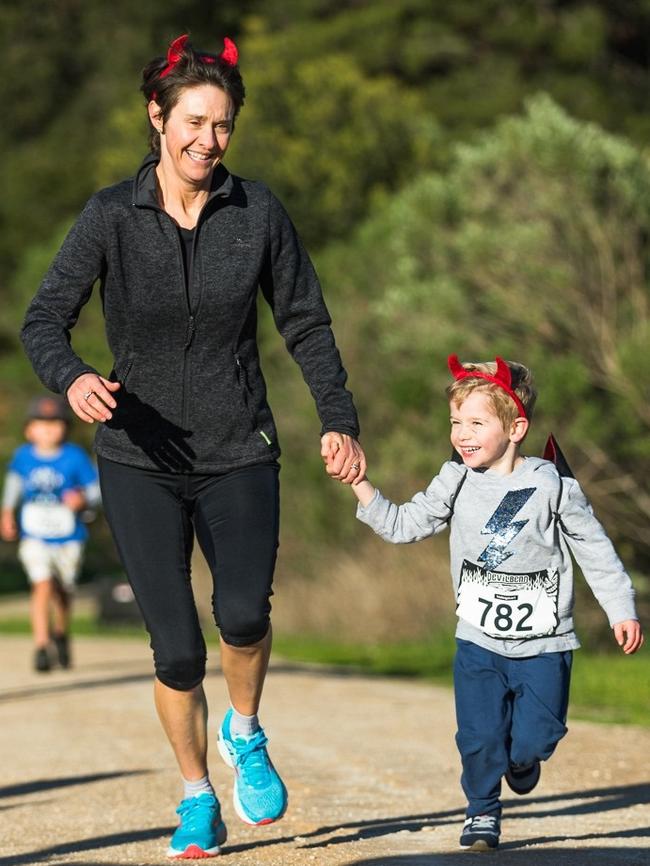 Devilbend Fun Run caters to all ages. Picture Andrew Hurst.