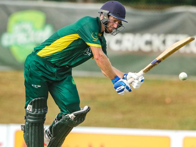 Blade Baxter batting in the Darwin Premier Grade.