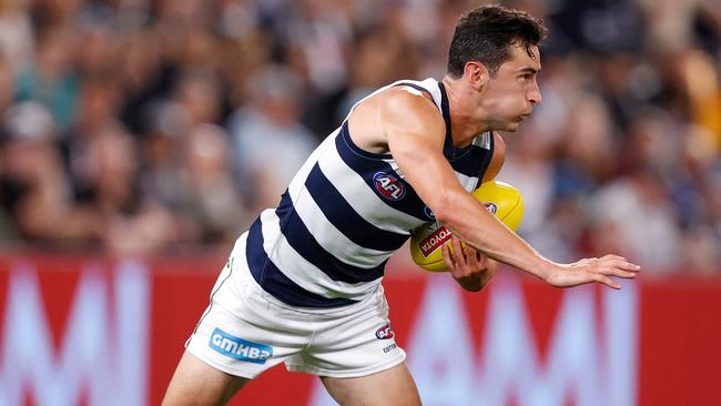 Sam Simpson has added a hard edge to Geelong’s forward wolf pack.