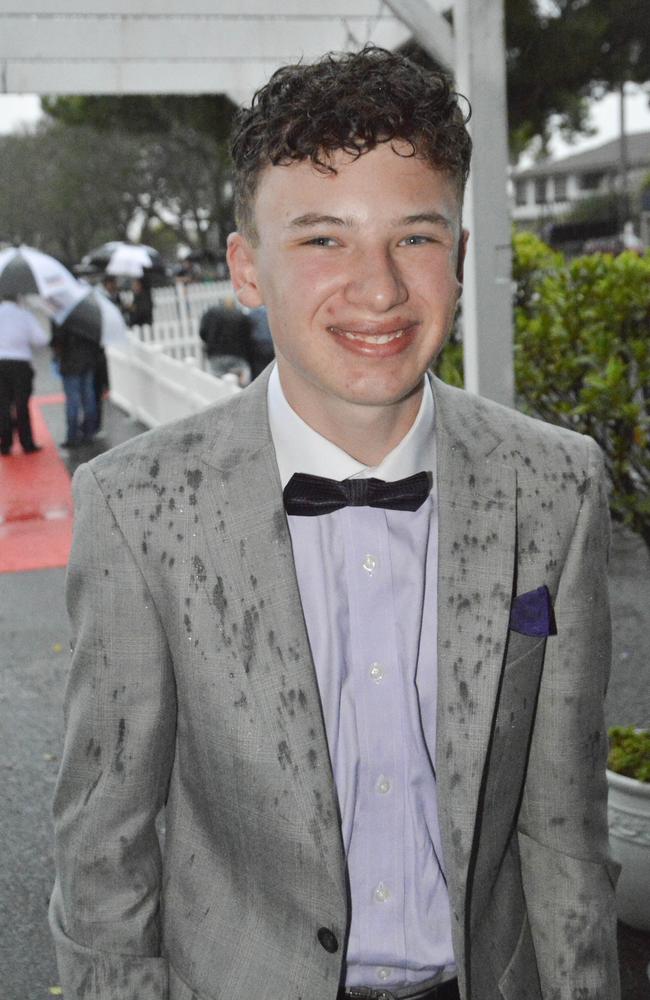 Jack Davidson at Wilsonton State High School formal at Clifford Park Racecourse, Wednesday, November 13, 2024. Picture: Tom Gillespie