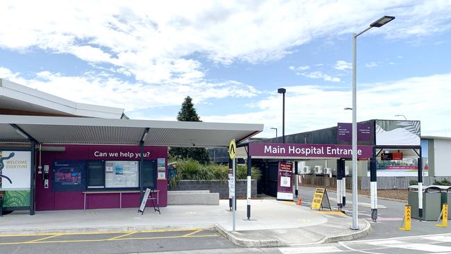 The entrance to Caboolture Hospital. Picture: Peter Wallis