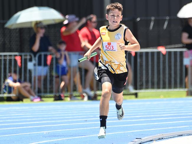 Queensland Little Athletics State Relay Championships. Saturday December 2, 2023. Picture, John Gass