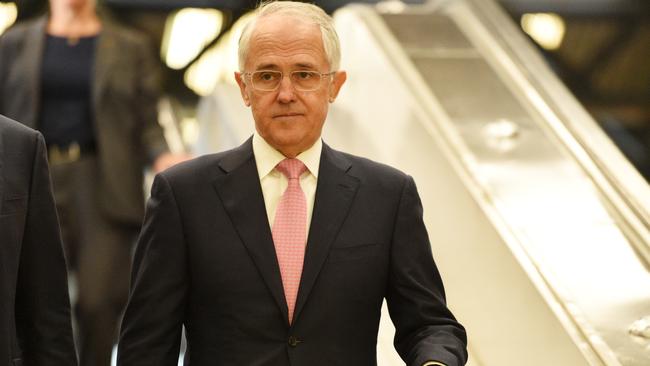 Australian Prime Minister Malcolm Turnbull had a blunt message for the nine today. Picture: AAP